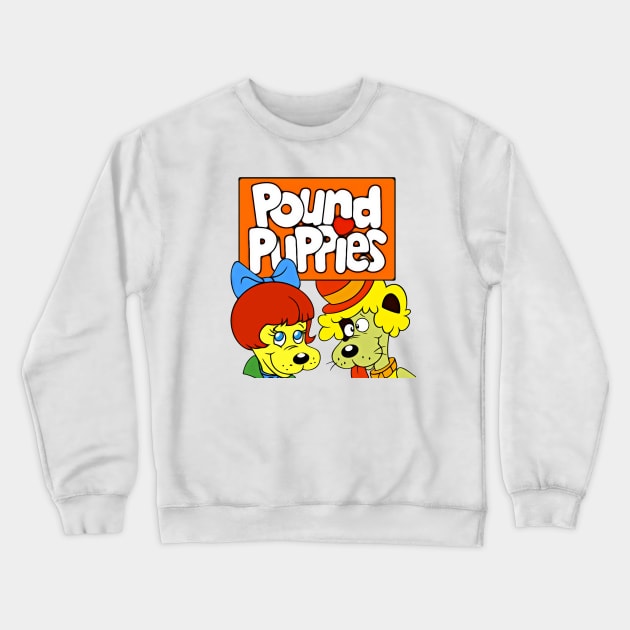 Pound Puppies 80s cartoon classic cute Crewneck Sweatshirt by RainbowRetro